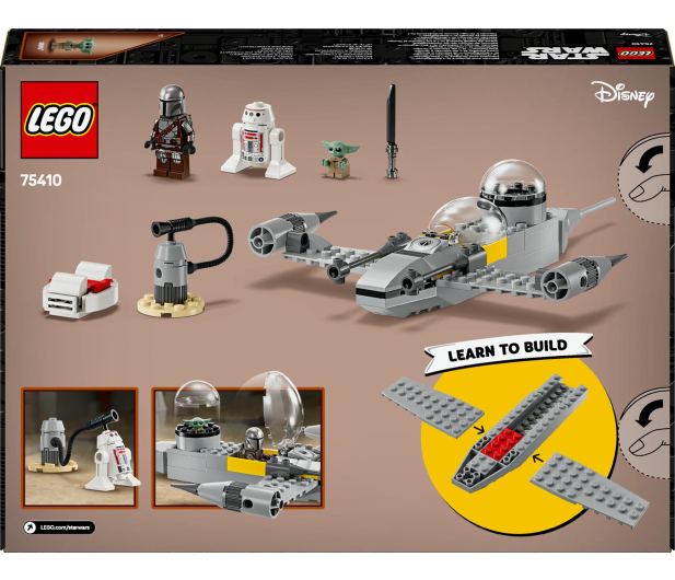 LEGO Star Wars 75410 Myśliwiec N-1 Mando i Grogu - 1284138 - zdjęcie 10